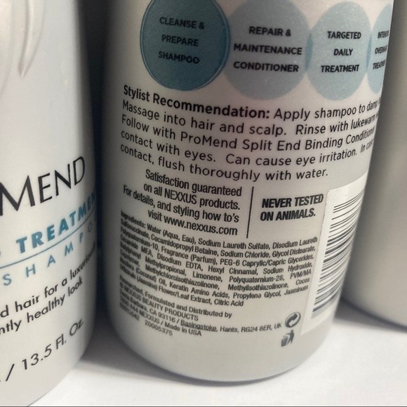 3 Nexxus ProMend Split End Treatment Daily Shampoo - Picture 8 of 13